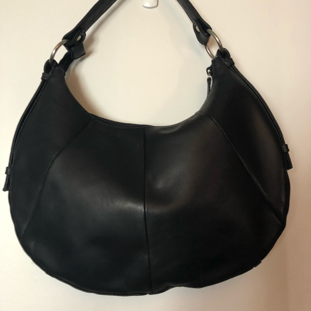 Cafè by Marlo black leather purse